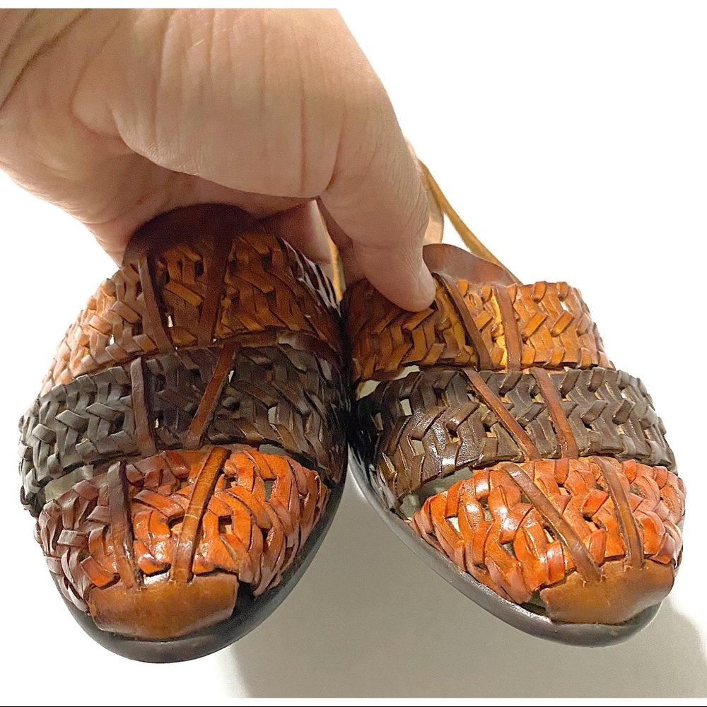 J.B. SPORT Huaraches Woven Low Flat Slips NWOT - Picture 3 of 13